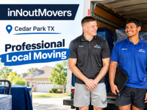 inNout Movers Provides Professional Moving Support Across Cedar Park and Central Texas Communities