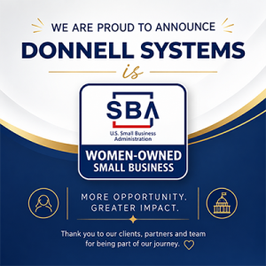 Donnell Systems Earns SBA Women-Owned  Small Business Certification