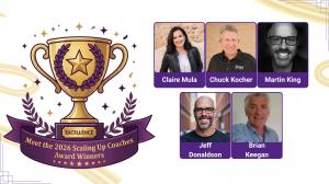 Scaling Up names Claire Mula Coach of the Year, honors four more at Dallas summit
