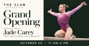 Jade Carey headlines The Club Athletics’ Medford grand opening with founding-member perks